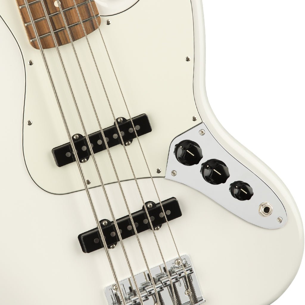 Fender Player Jazz Bass V Pau Ferro Fingerboard - Polar White Bass Guitars Sky Music
