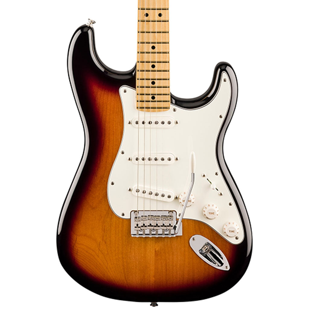 Fender 70th Anniversary Player Stratocaster Maple Neck in 2 Colour Sun -  Sky Music