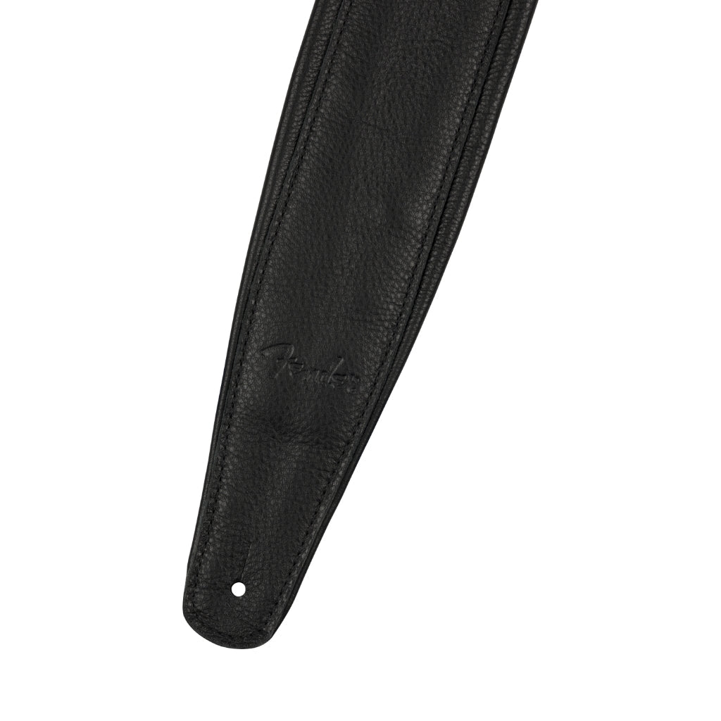 Fender Premium Leather Guitar Strap - Black, 3.5" Guitar Straps Sky Music