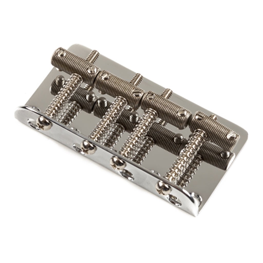 Fender Pure Vintage 58 Precision Bass Bridge Assembly in Nickel Chrome General Spare Parts Sky Music