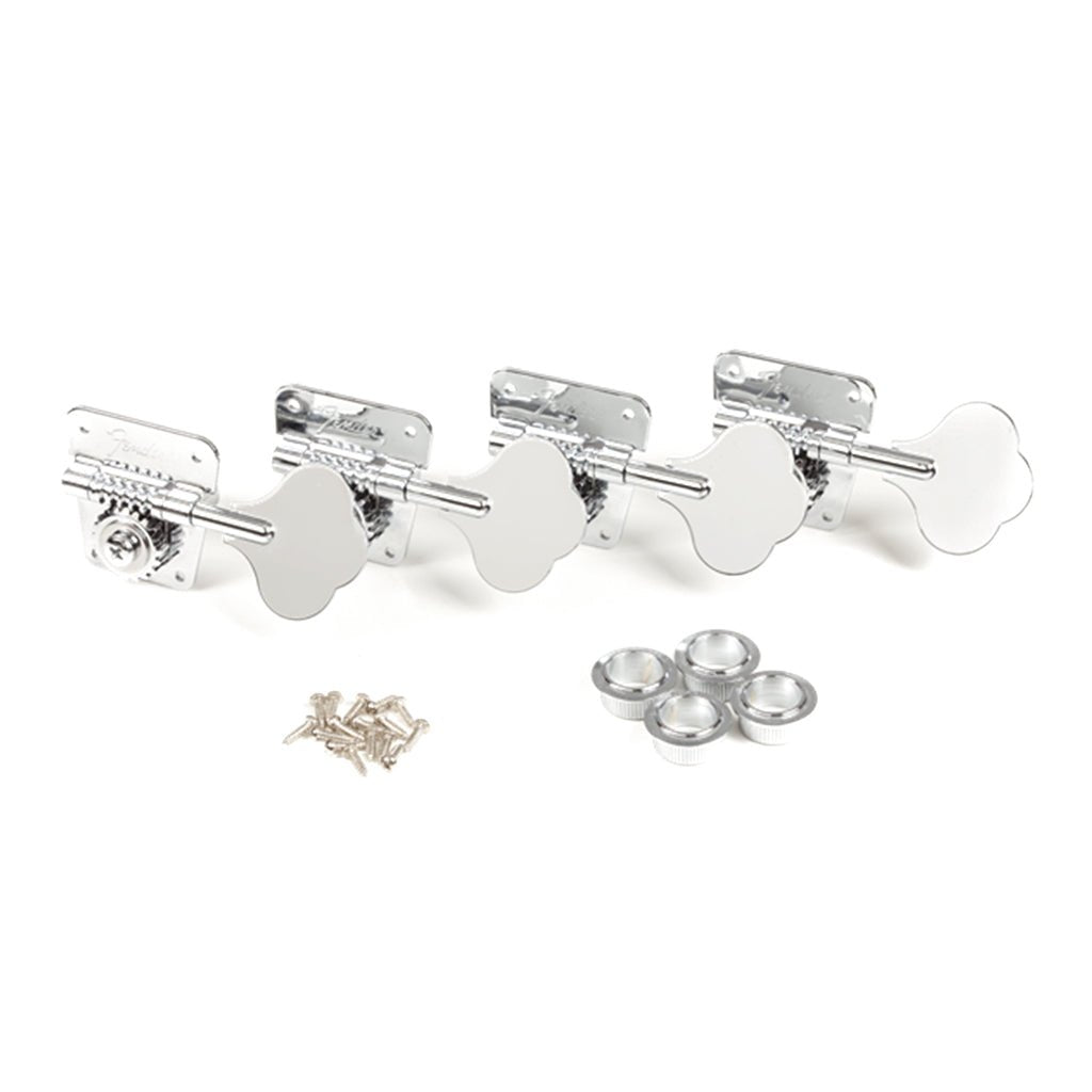 Fender Pure Vintage 70s Bass 4 Tuning Machines in Nickel Chrome General Spare Parts Sky Music