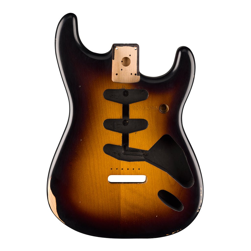 Fender Road Worn 50's Stratocaster SSS Alder Body in 2 Tone Sunburst Guitar Spare Parts Sky Music
