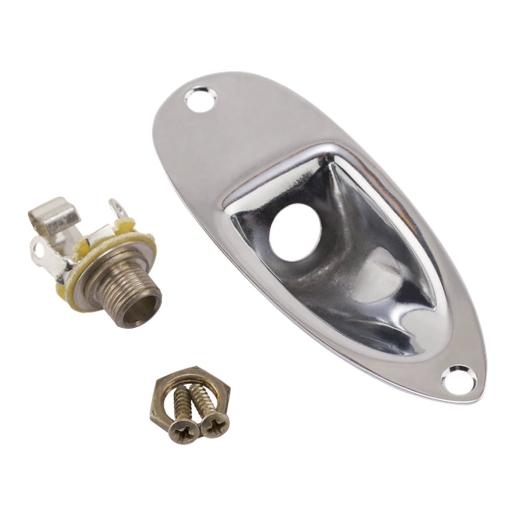 Fender Road Worn Stratocaster Jack Ferrule with Hardware Guitar Spare Parts Sky Music
