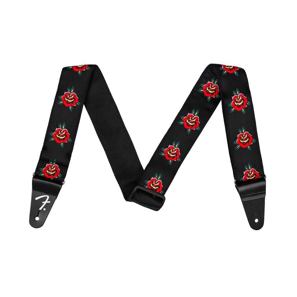 Fender Rose 2" Guitar Strap - Red Guitar Straps Sky Music