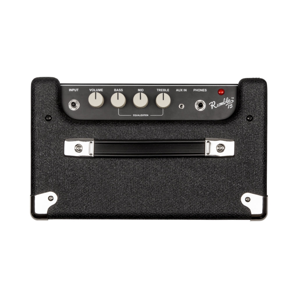 Fender Rumble 15 1 x 8-inch 15-watt Bass Combo Amplifier Bass Guitar Amplifiers Sky Music