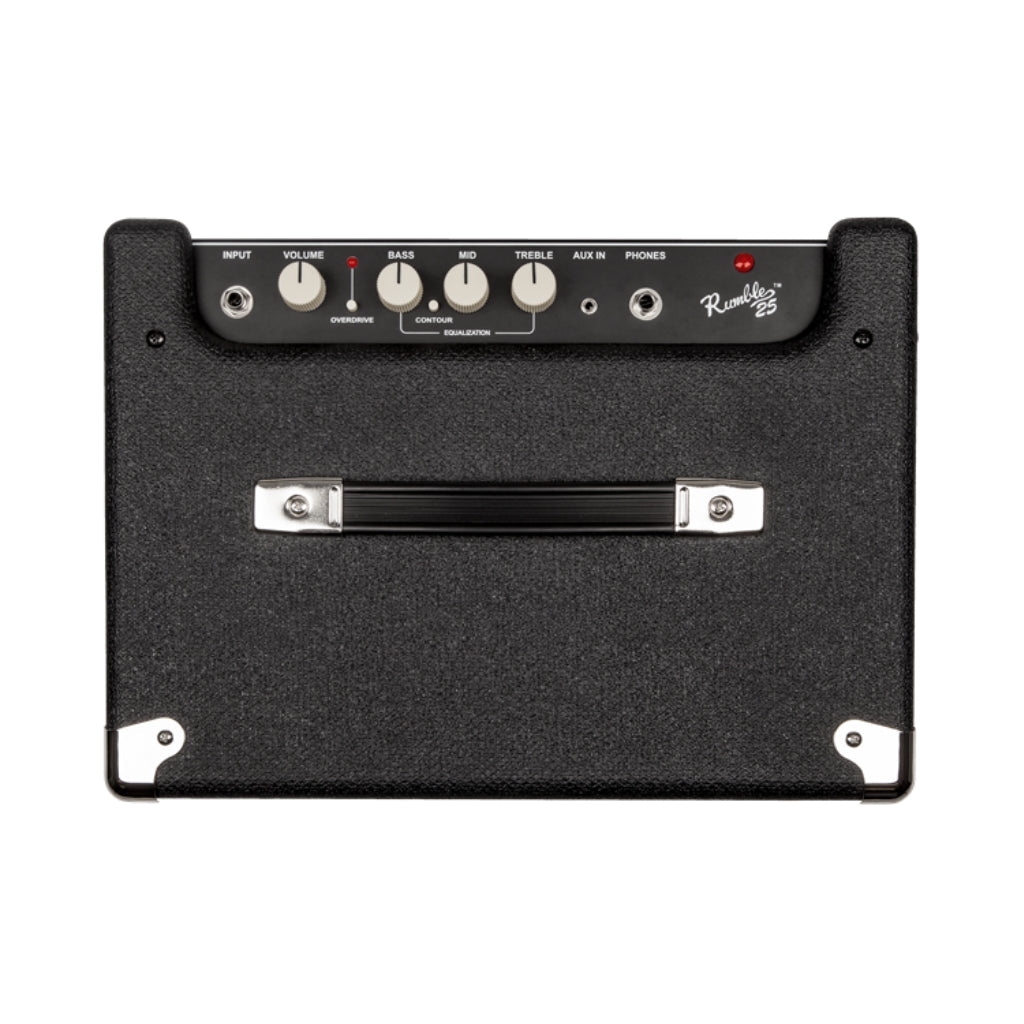 Fender Rumble 25 1 x 8-inch 25-watt Bass Combo Amplifier Bass Guitar Amplifiers Sky Music