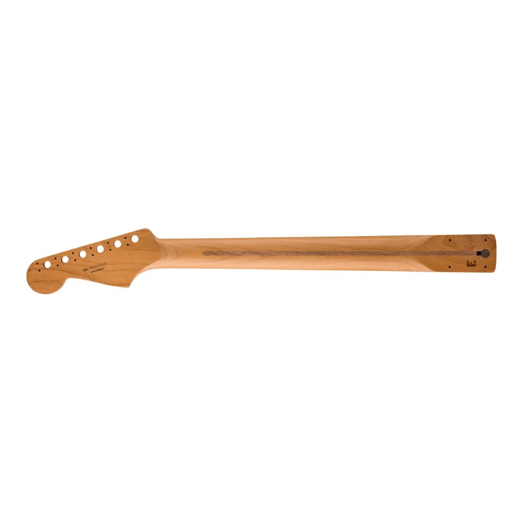 Fender Satin Roasted Maple Stratocaster Neck - 22 Jumbo Frets 12" - Maple - Flat Oval Shape Guitar Spare Parts Sky Music