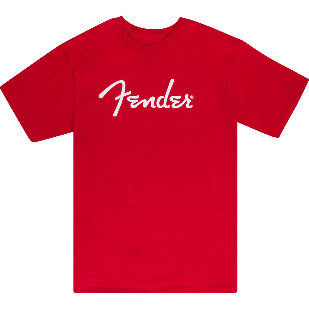 Fender Spaghetti Logo T-Shirt, Dakota Red, S