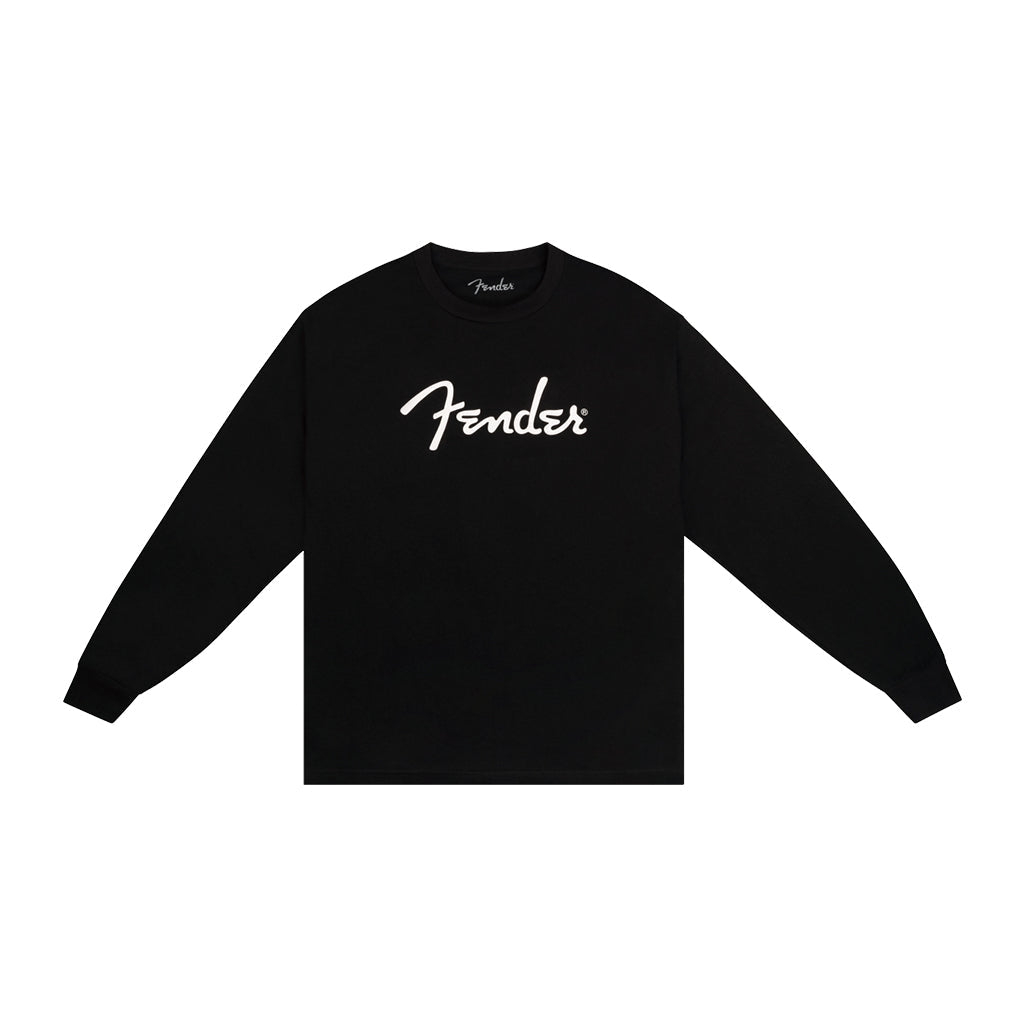 Fender Spaghetti Logo Long Sleeve T-shirt Black S Merchandise &amp; Apparel Sky Music
