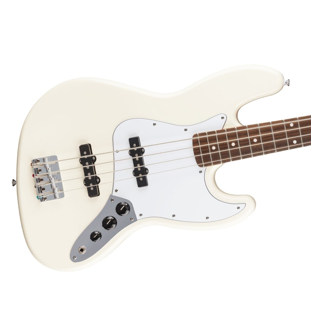 Fender Standard Jazz Bass, Laurel Fingerboard - Olympic White Bass Guitars Sky Music