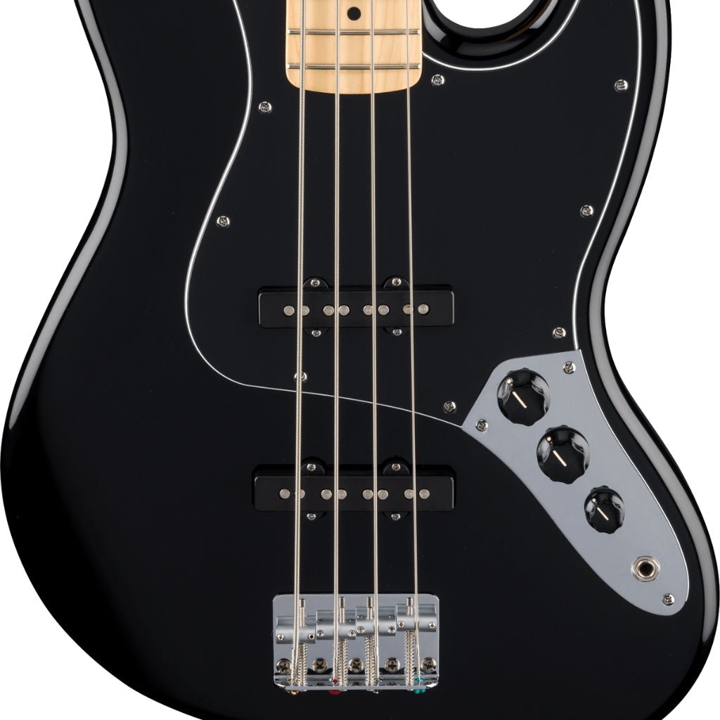 Fender Standard Jazz Bass, Maple Fingerboard - Black Bass Guitars Sky Music