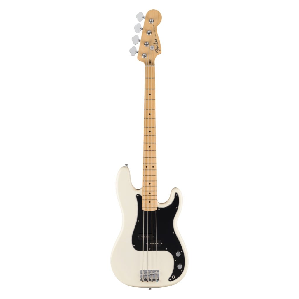 Fender Standard Precision Bass, Maple Fingerboard - Olympic White Bass Guitars Sky Music