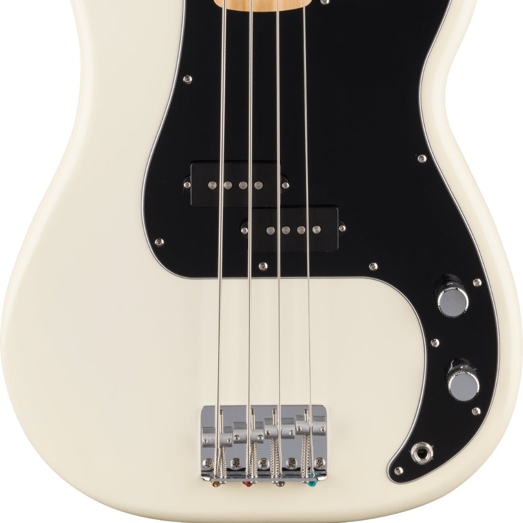 Fender Standard Precision Bass, Maple Fingerboard - Olympic White Bass Guitars Sky Music