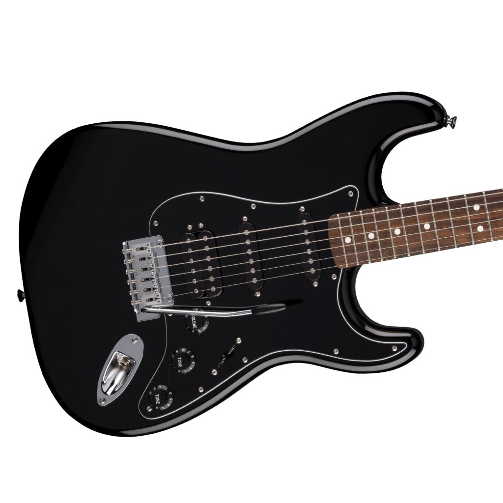 Fender Standard Stratocaster HSS, Laurel Fingerboard Electric Guitar - Black Electric Guitars Sky Music