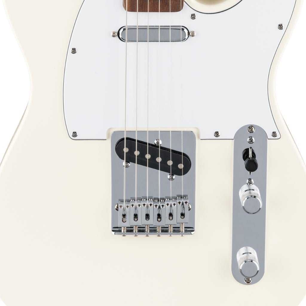 Fender Standard Telecaster, Laurel Fingerboard Electric Guitar - Olympic White Electric Guitars Sky Music