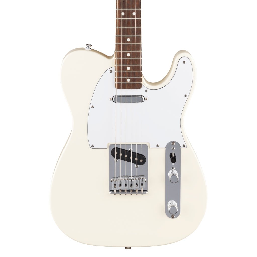Fender Standard Telecaster, Laurel Fingerboard Electric Guitar - Olympic White Electric Guitars Sky Music