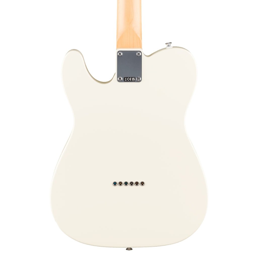 Fender Standard Telecaster, Laurel Fingerboard Electric Guitar - Olympic White Electric Guitars Sky Music