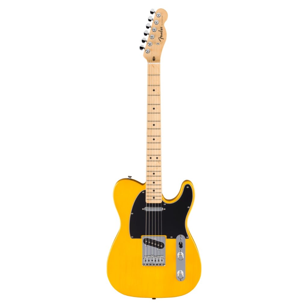 Fender Standard Telecaster, Maple Fingerboard Electric Guitar - Butterscotch Blonde Electric Guitars Sky Music