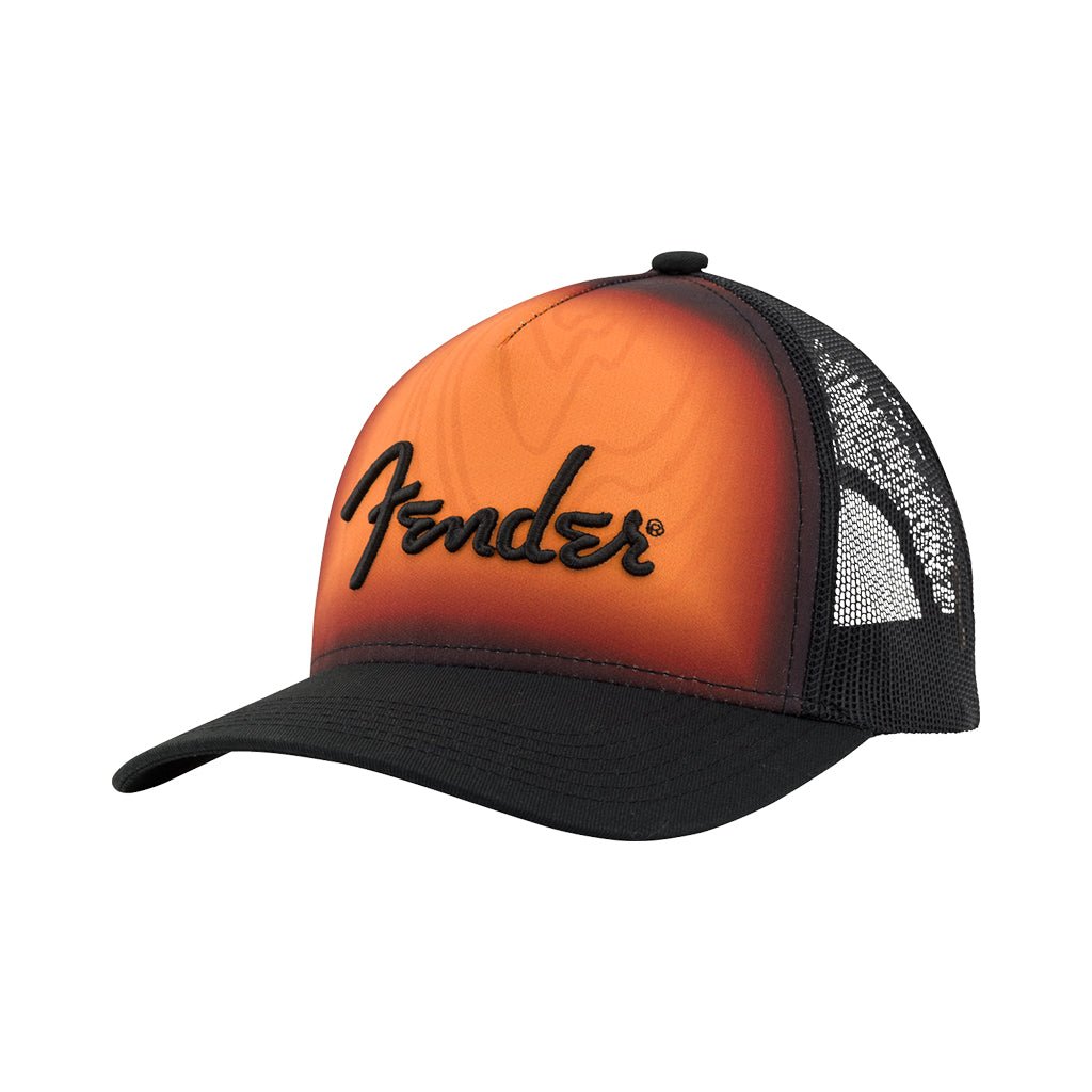 Fender Sunburst 5-Panel Trucker Hat Merchandise &amp; Apparel Sky Music