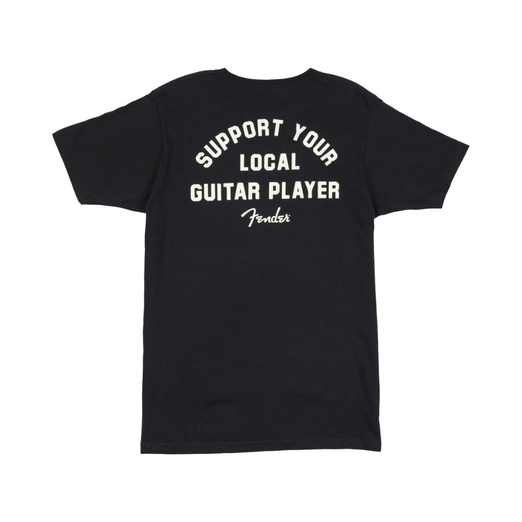 Fender Support Your Local Guitar Player Tee - Black, XL Merchandise & Apparel Sky Music