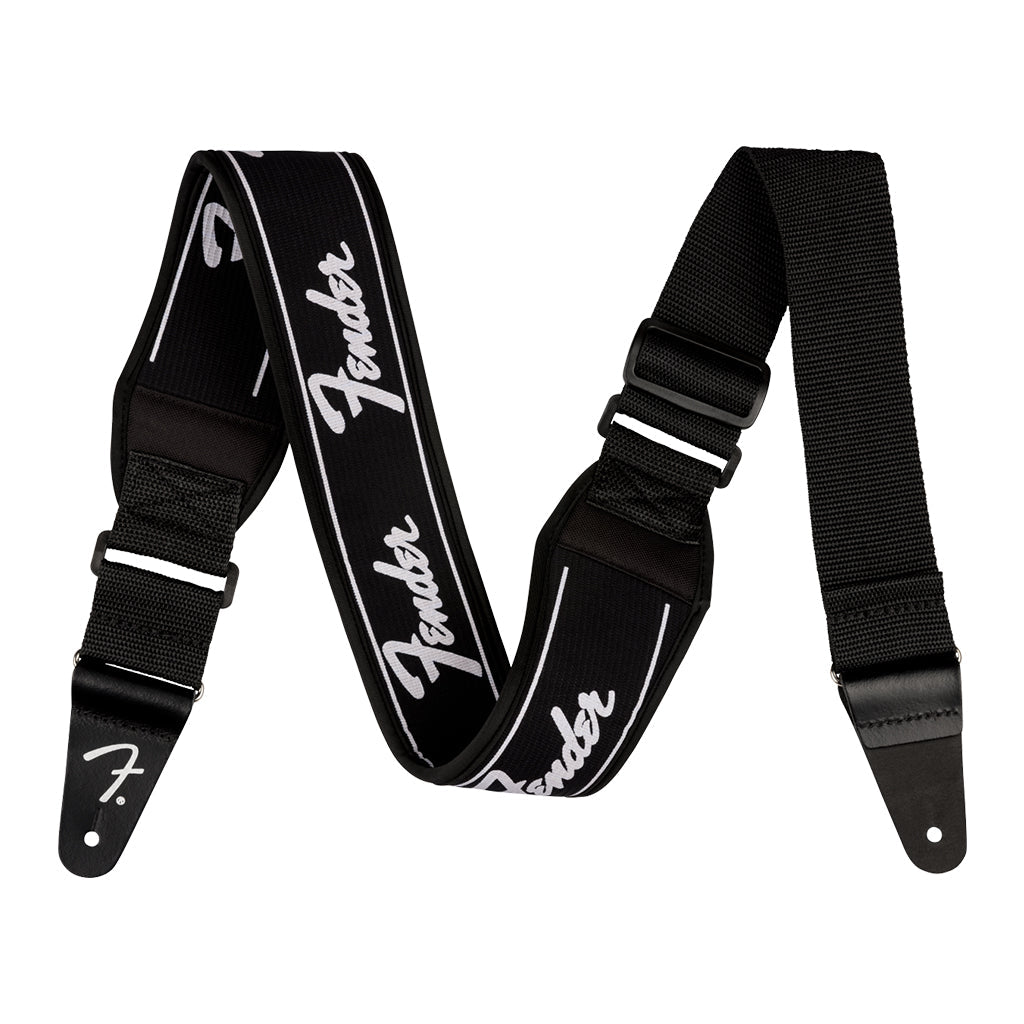 Fender Swell Neoprene Running Logo Strap Guitar Straps Sky Music