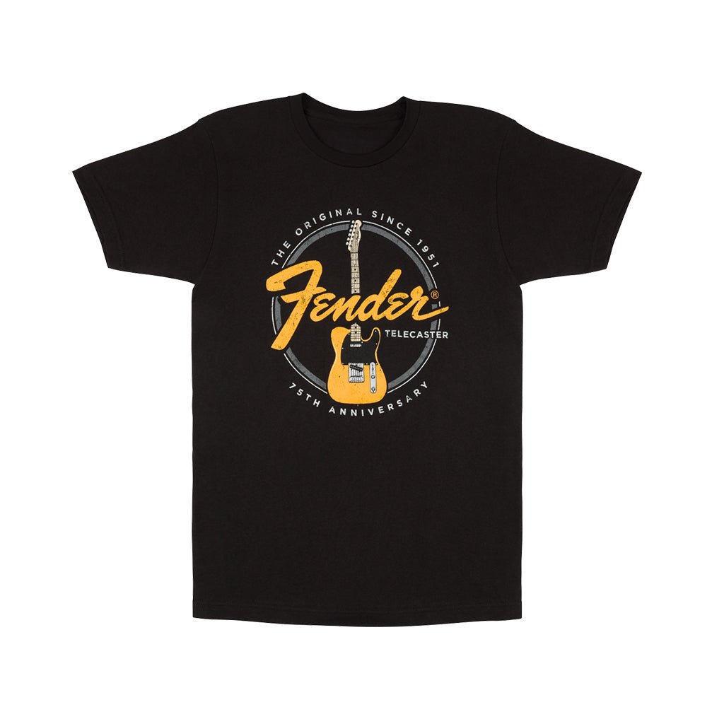 Fender Telecaster 75th Telecaster Tee Vintage Black - XL Merchandise &amp; Apparel Sky Music