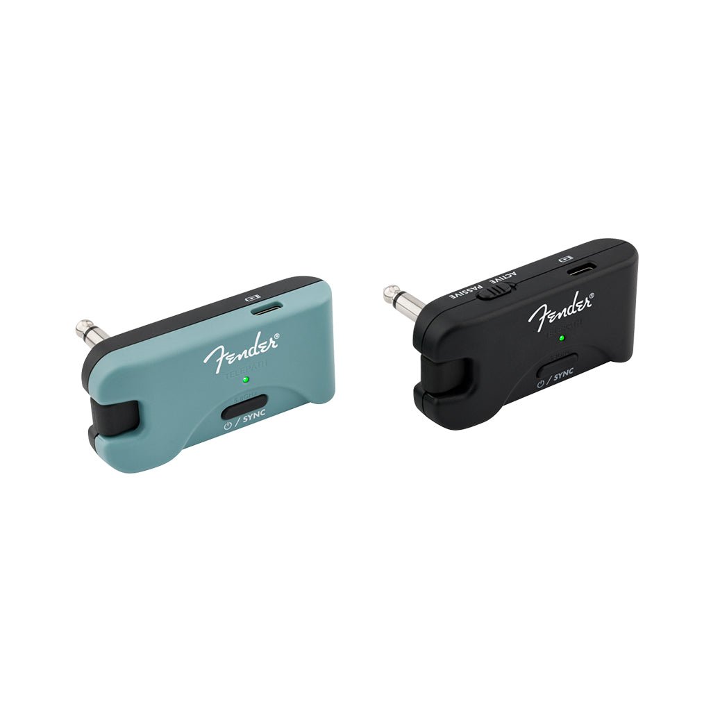 Fender Telepath Guitar Wireless System - Mystic Ice Blue & Black Wireless Systems Sky Music