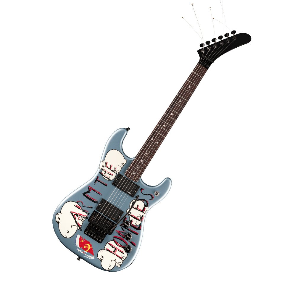 Fender Tom Morello Signature "Arm The Homeless" Electric Guitar - Blue Ice Metallic Electric Guitars Sky Music