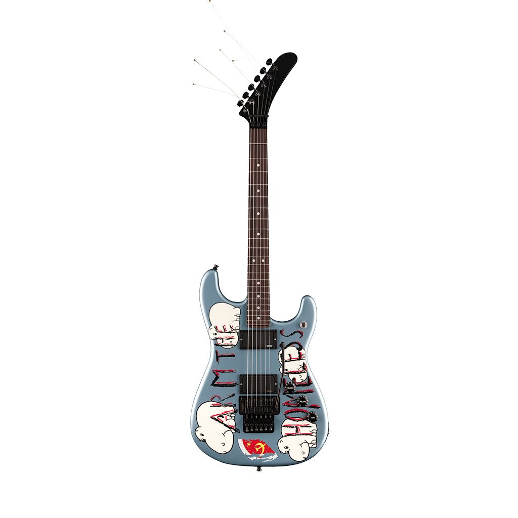 Fender Tom Morello Signature "Arm The Homeless" Electric Guitar - Blue Ice Metallic Electric Guitars Sky Music