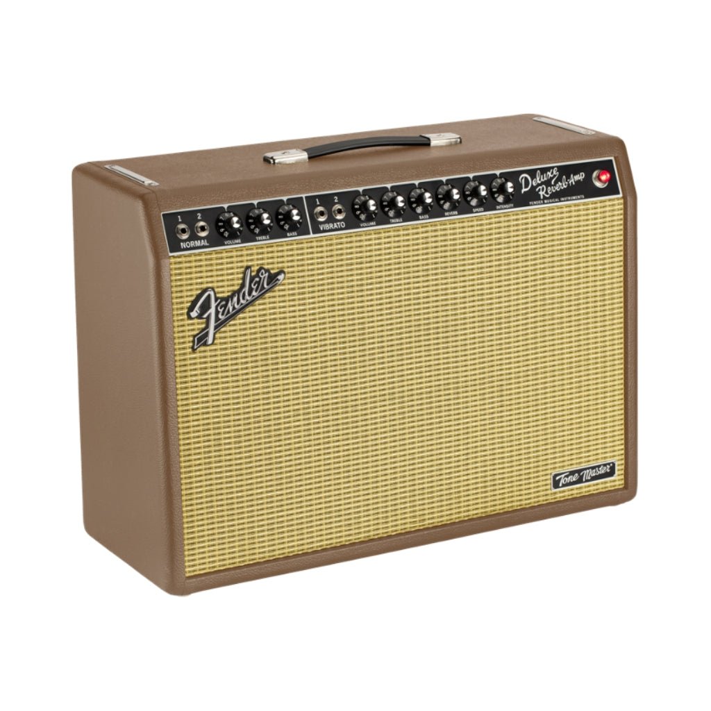 Fender Tone Master Deluxe Reverb 1 x 12-inch Combo Amplifier - Brown Nubtex/Wheat Electric Guitar Amplifiers Sky Music