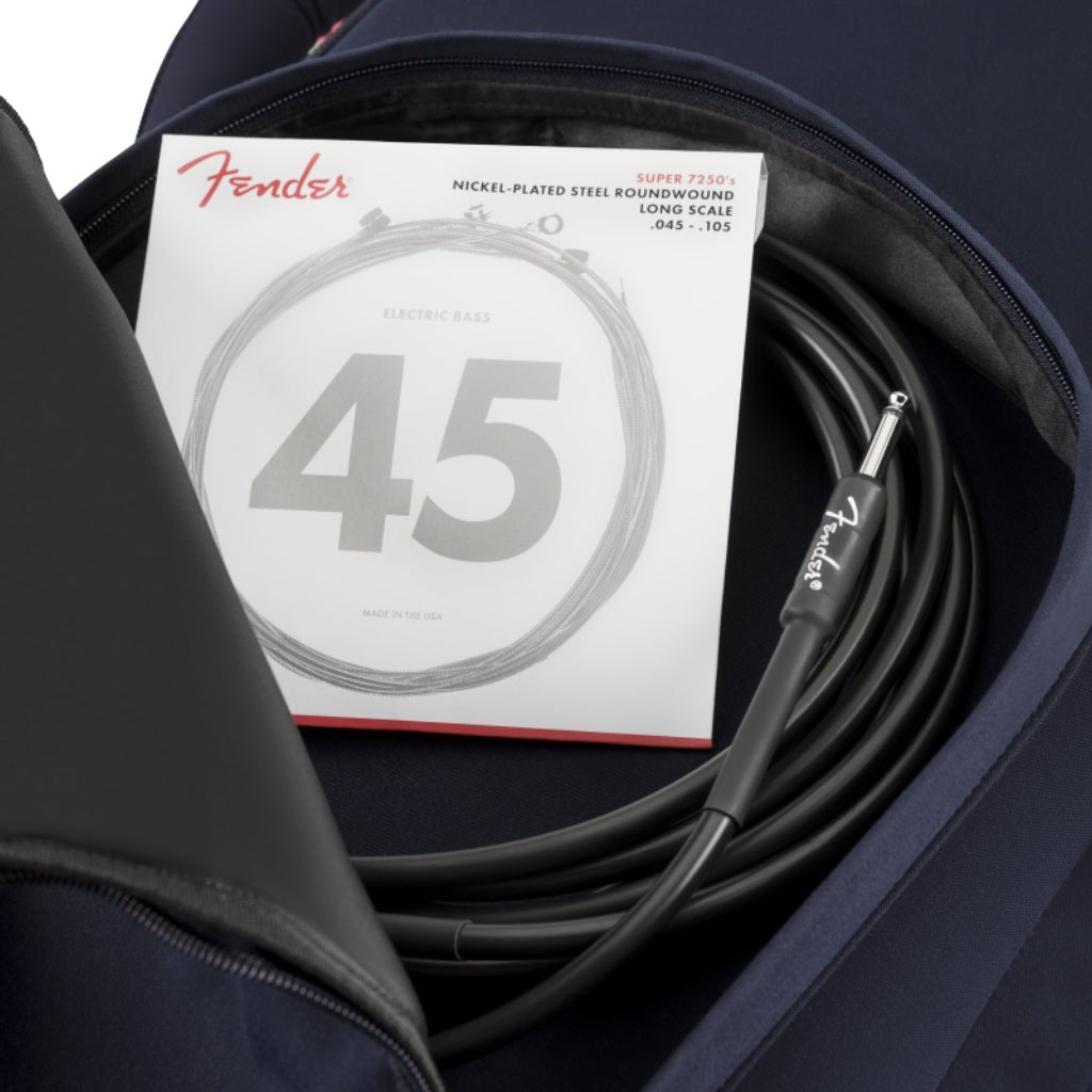 Fender Troubadour Electric Bass Gig Bag - Navy Bass Guitar Cases & Bags Sky Music