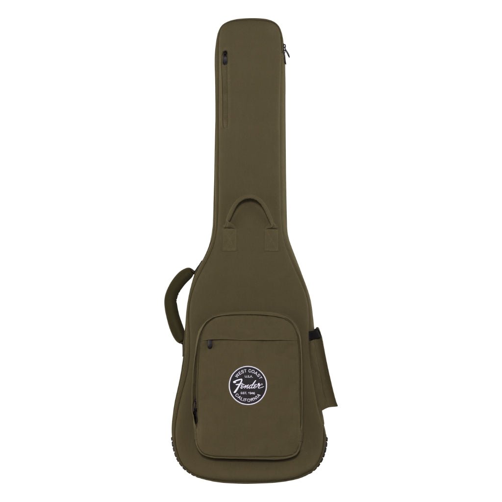 Fender Troubadour Electric Bass Gig Bag - Olive Acoustic Guitar Cases & GigBags Sky Music