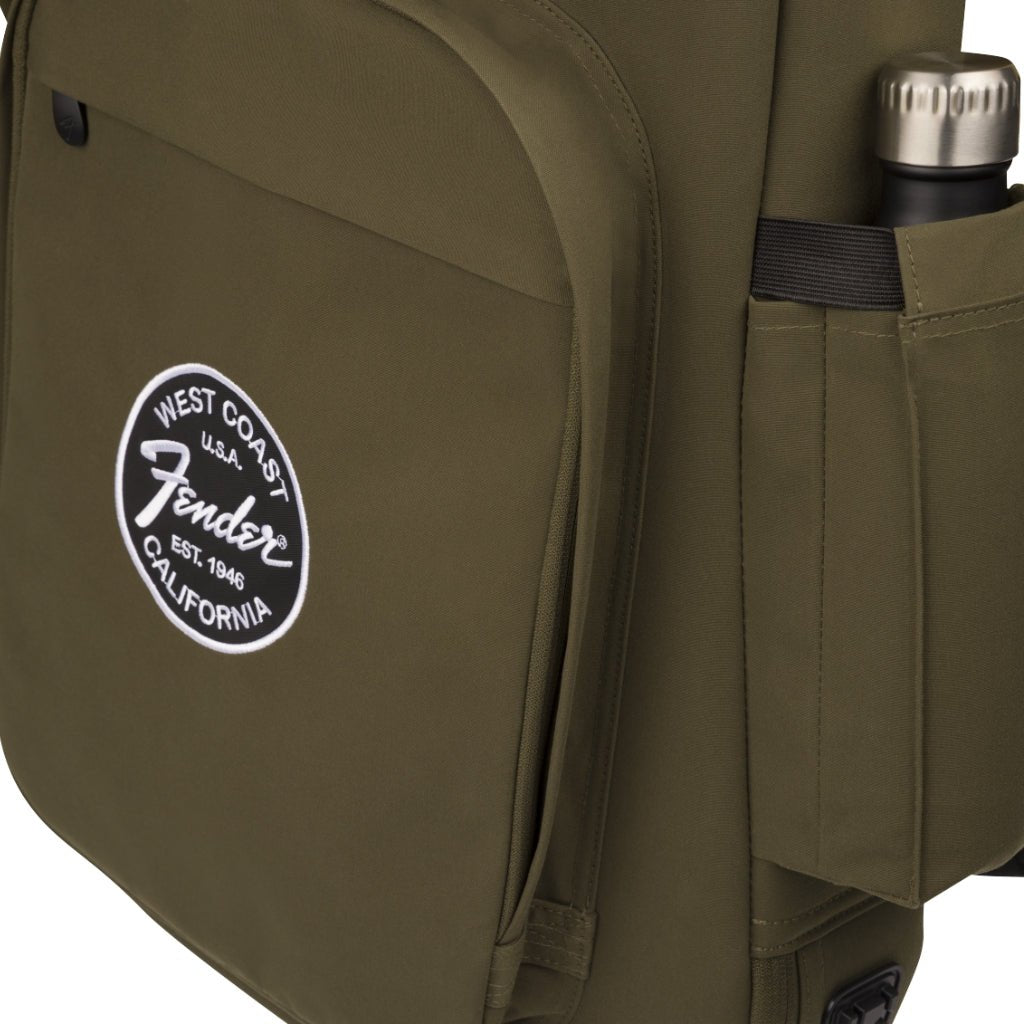 Fender Troubadour Electric Guitar Gig Bag - Olive Electric Guitar Cases & Gigbags Sky Music