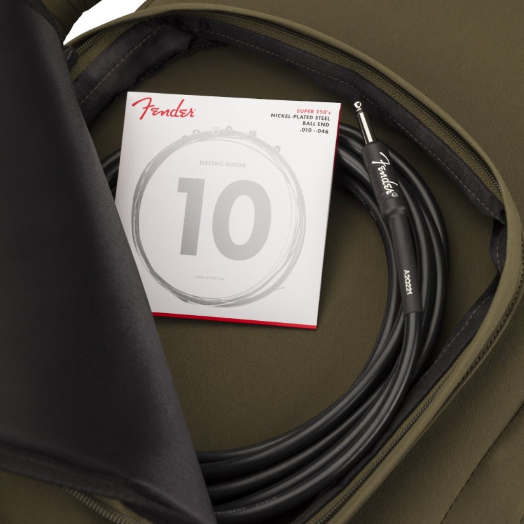 Fender Troubadour Electric Guitar Gig Bag - Olive Electric Guitar Cases & Gigbags Sky Music