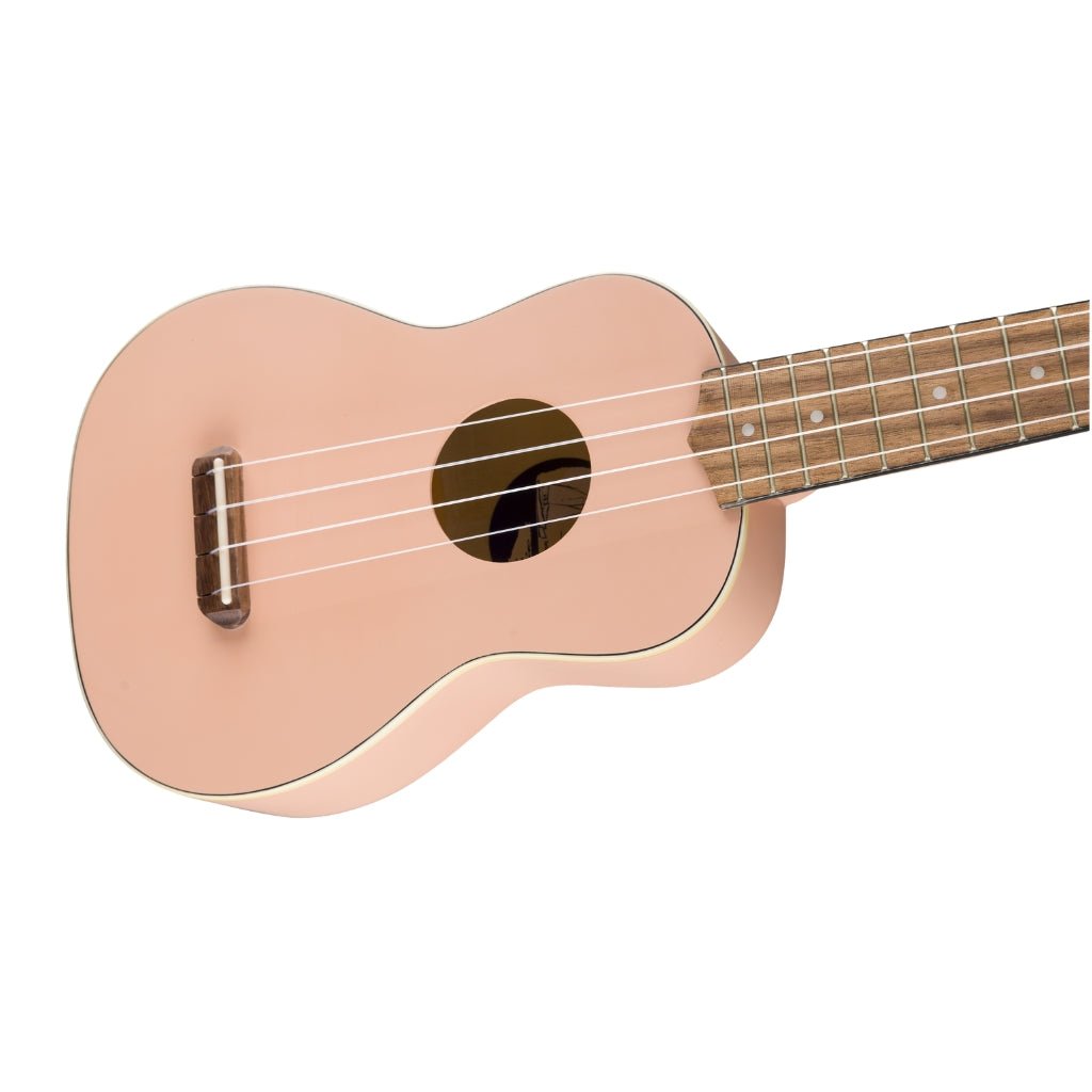 Fender Venice Soprano Ukulele - Shell Pink Ukuleles Sky Music