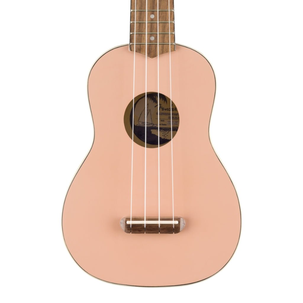 Fender Venice Soprano Ukulele - Shell Pink Ukuleles Sky Music