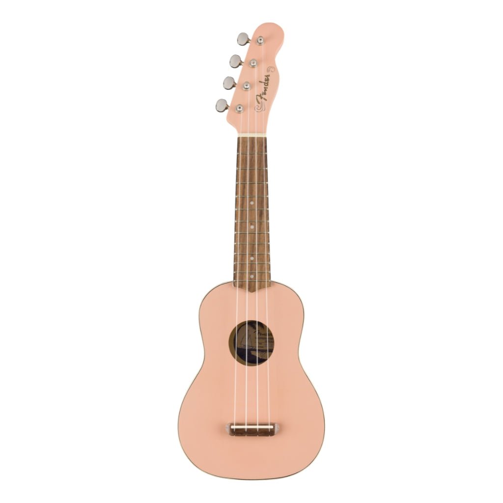 Fender Venice Soprano Ukulele - Shell Pink Ukuleles Sky Music