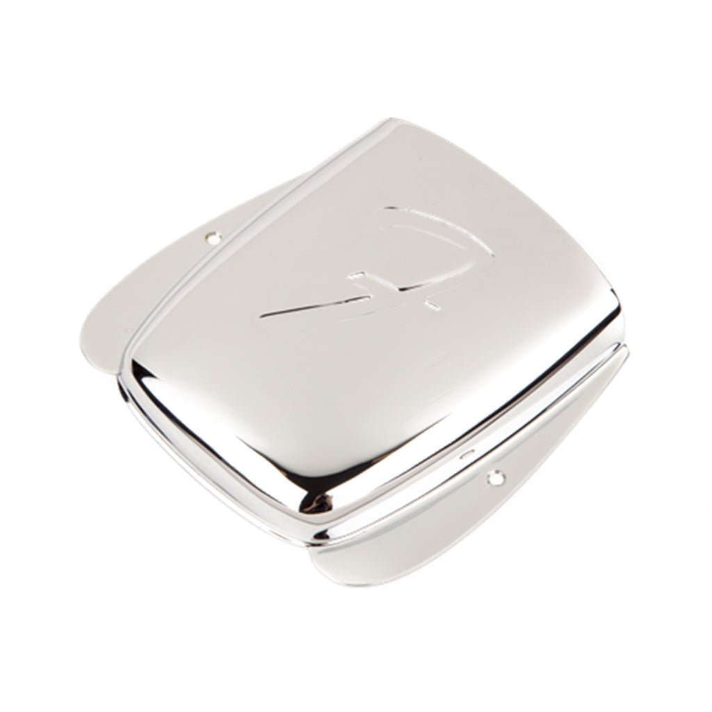 Fender Vintage Style Jazz Bass F Bridge Cover in Chrome General Spare Parts Sky Music