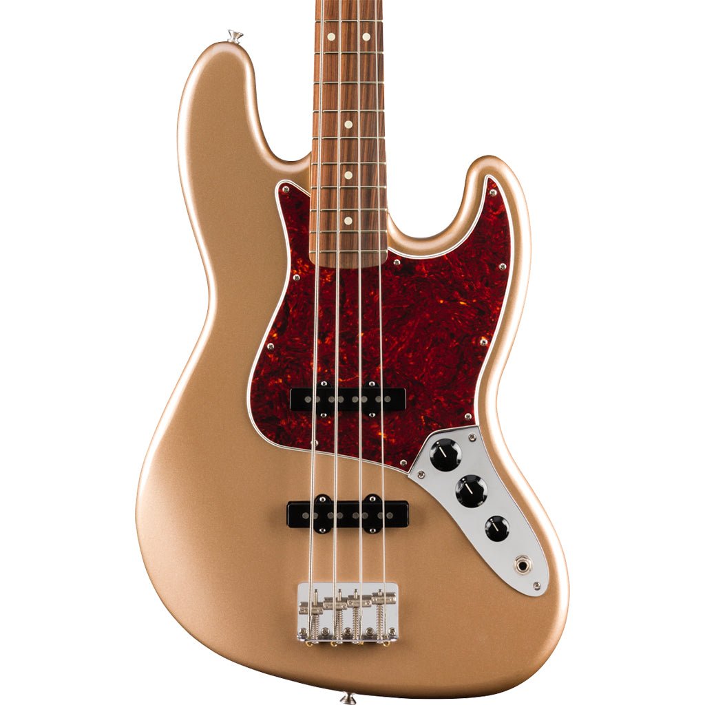 Fender Vintera 60s Jazz Bass Pau Ferro Fingerboard - Firemist Gold Bass Guitars Sky Music