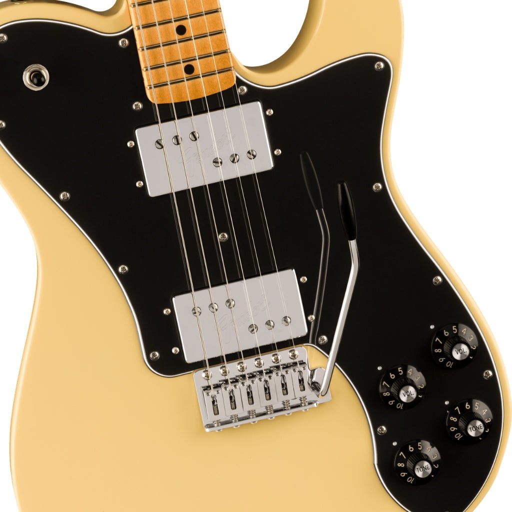 Fender Vintera II '70s Telecaster Deluxe with Tremolo Electric Guitar - Vintage White, Maple Fingerboard Electric Guitars Sky Music
