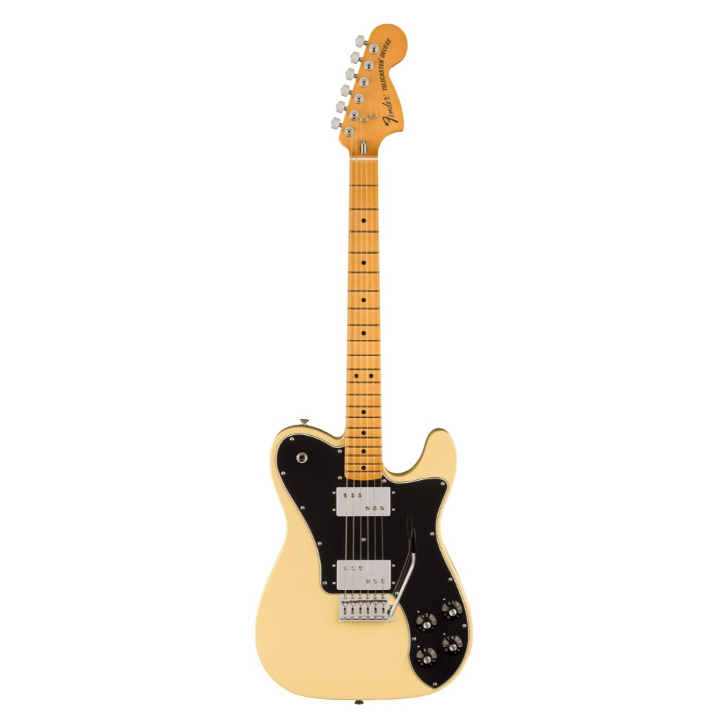 Fender Vintera II '70s Telecaster Deluxe with Tremolo Electric Guitar - Vintage White, Maple Fingerboard Electric Guitars Sky Music