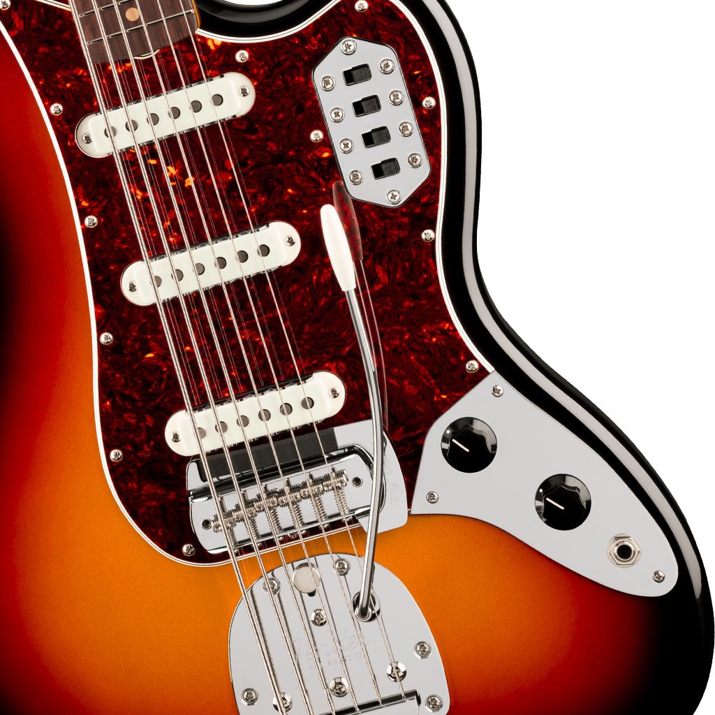 Fender Vintera III Early 60s Bass VI Rosewood 6-String Bass Guitar - 3-Color Sunburst Bass Guitars Sky Music
