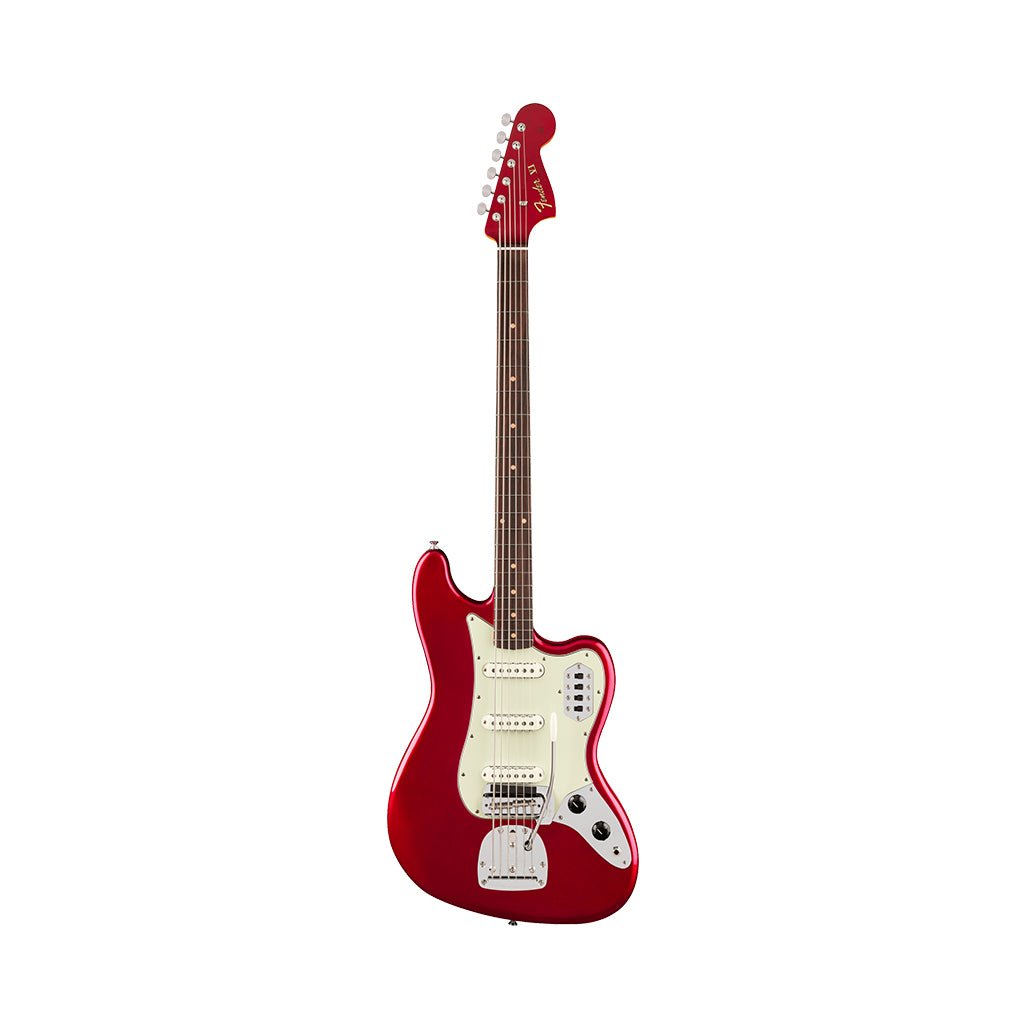 Fender Vintera III Early 60s Bass VI Rosewood 6-String Bass Guitar - Candy Apple Red Bass Guitars Sky Music