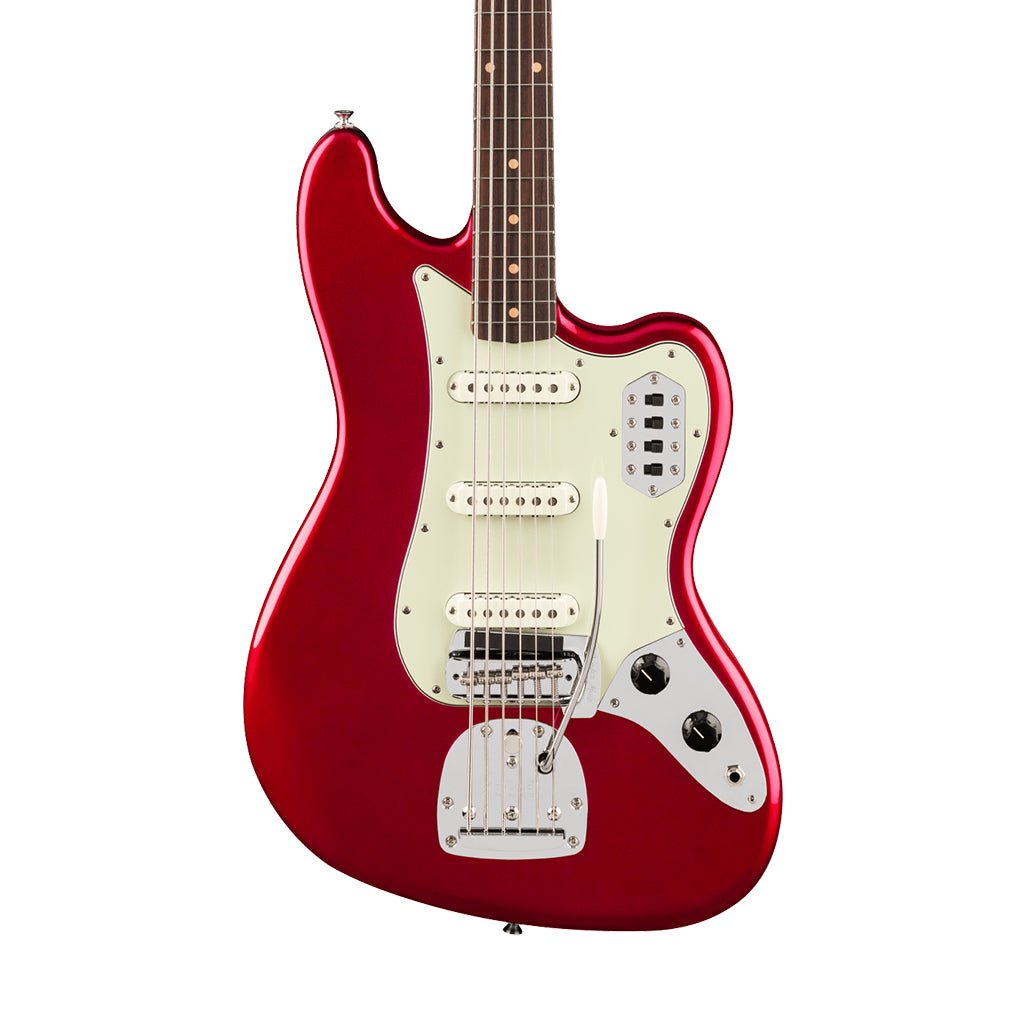 Fender Vintera III Early 60s Bass VI Rosewood 6-String Bass Guitar - Candy Apple Red Bass Guitars Sky Music