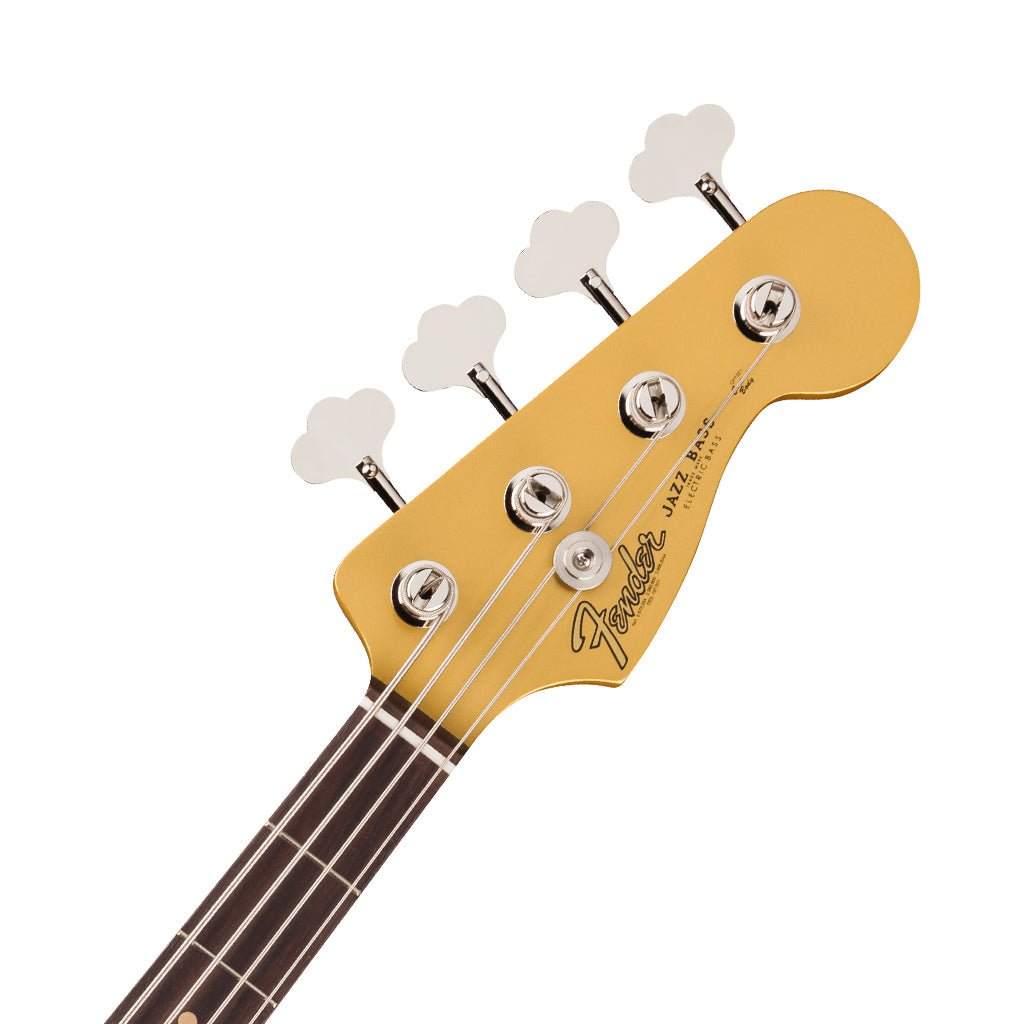 Fender Vintera III Early 60s Jazz Bass Rosewood Bass Guitar - Aztec Gold Bass Guitars Sky Music