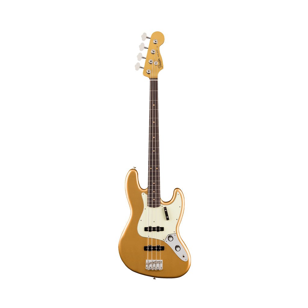 Fender Vintera III Early 60s Jazz Bass Rosewood Bass Guitar - Aztec Gold Bass Guitars Sky Music