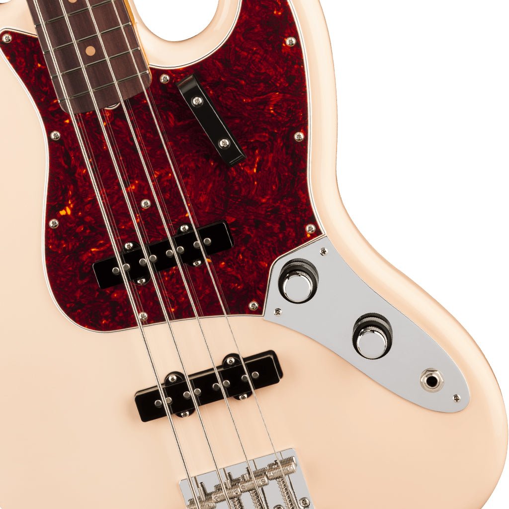Fender Vintera III Early 60s Jazz Bass Rosewood Bass Guitar - Olympic White Bass Guitars Sky Music