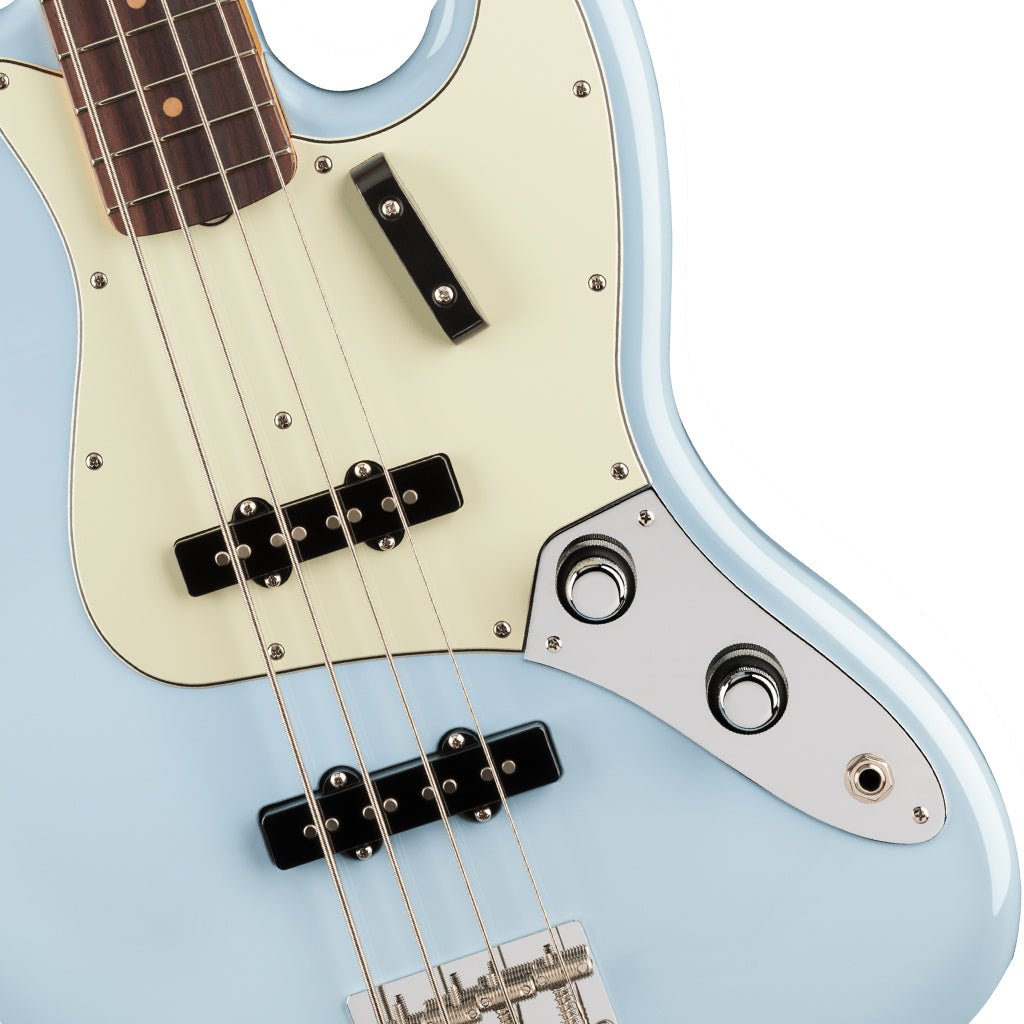 Fender Vintera III Early 60s Jazz Bass Rosewood Bass Guitar - Sonic Blue Bass Guitars Sky Music