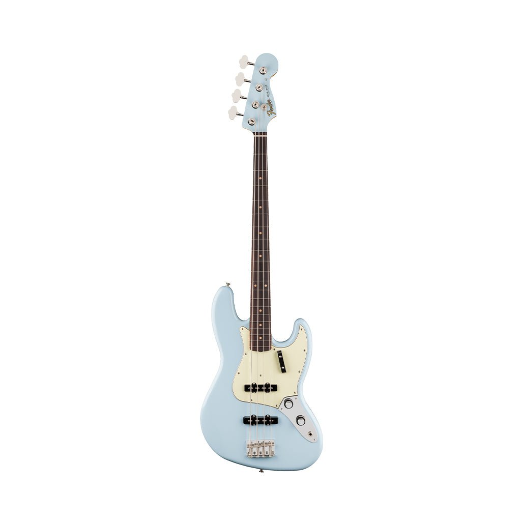 Fender Vintera III Early 60s Jazz Bass Rosewood Bass Guitar - Sonic Blue Bass Guitars Sky Music