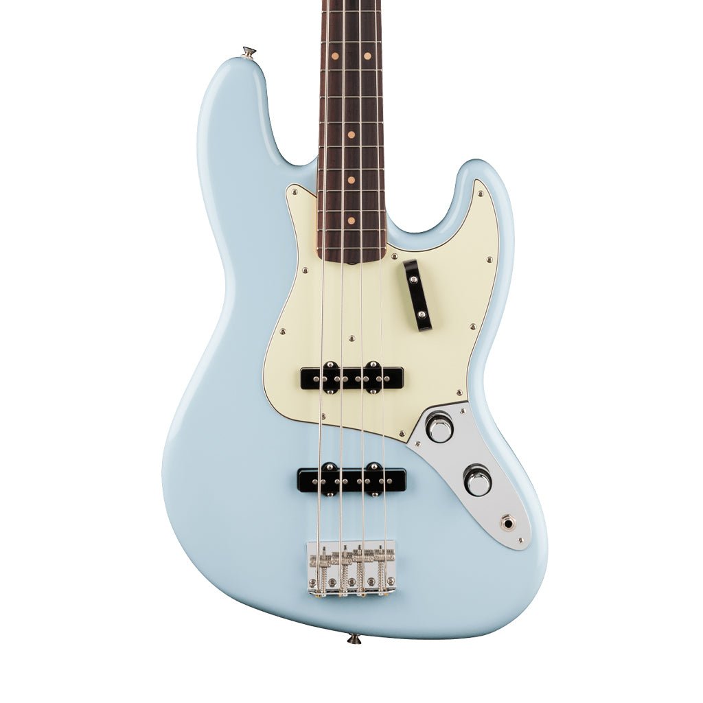 Fender Vintera III Early 60s Jazz Bass Rosewood Bass Guitar - Sonic Blue Bass Guitars Sky Music
